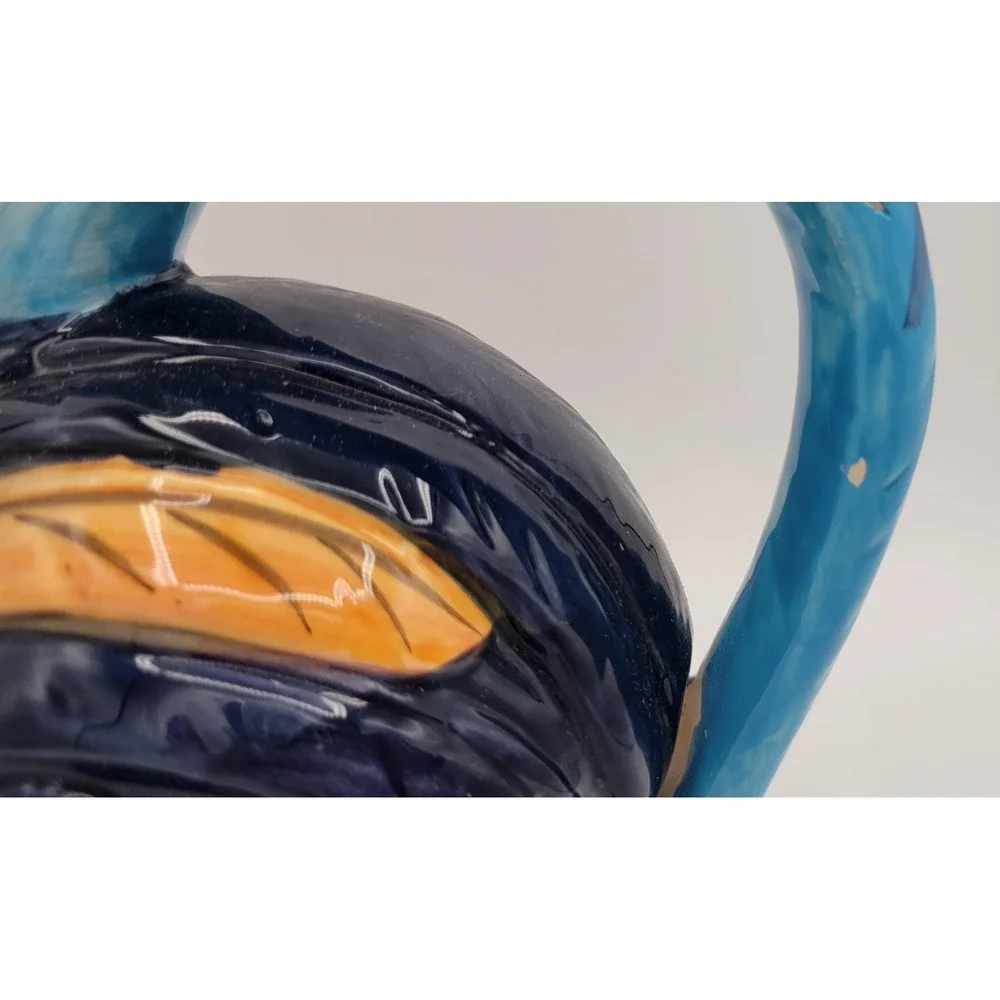 La Dolce Vita Poulet Collection Rooster Chicken Ceramic Teapot Cottage Core